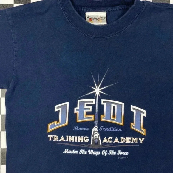 Vintage Kids Disney World Star Wars Jedi Training Academy T-Shirt Size YS (6/8) - Picture 2 of 6